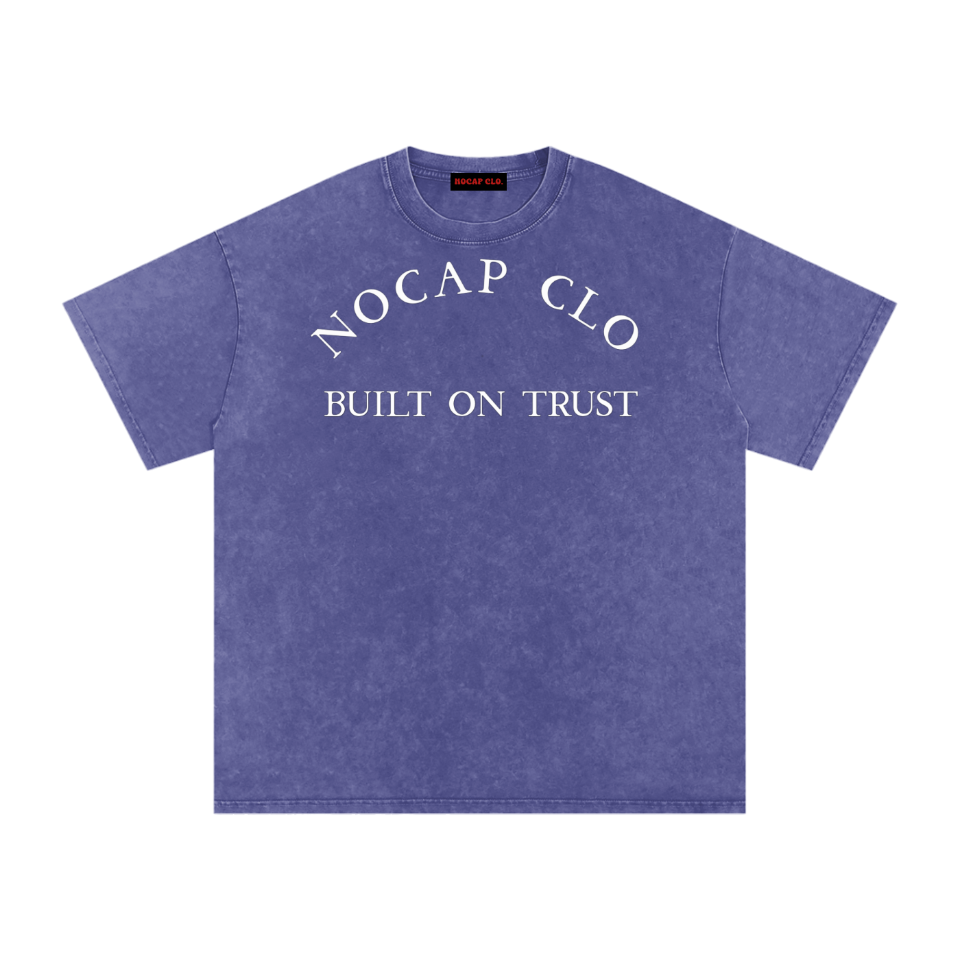 NOCAP BUILT ON TRUST TEE-PURPLE